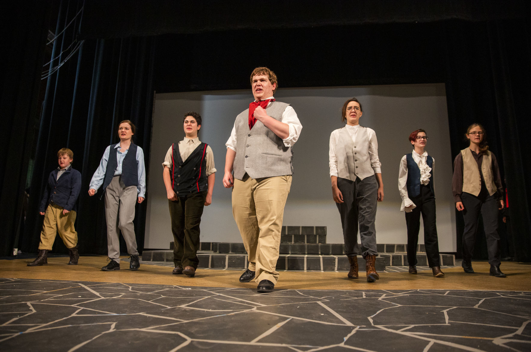 Les Miserables dress rehearsal